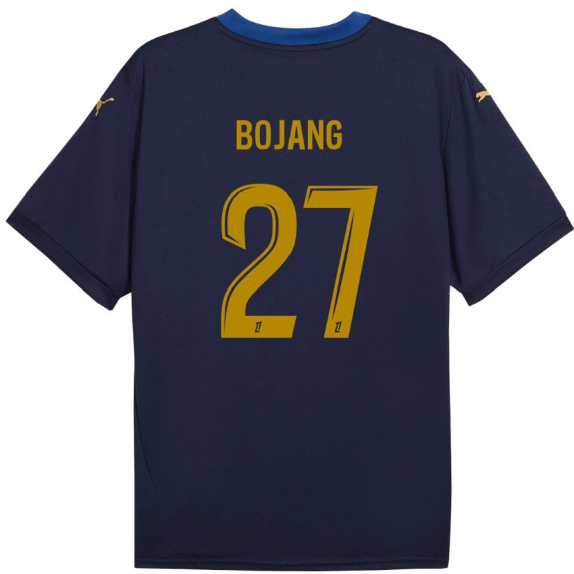 Danxen Uomo Maglia Adama Bojang #27 Blu Navy Kit Gara Away 2024/25 Maglietta