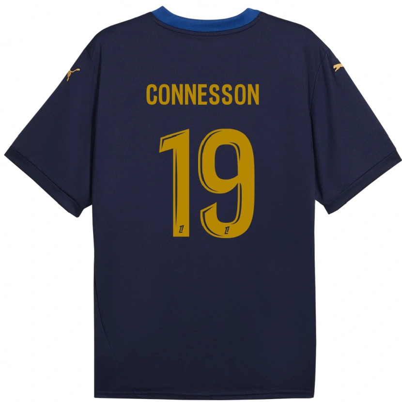 Danxen Uomo Maglia Adèle Connesson #19 Blu Navy Kit Gara Away 2024/25 Maglietta