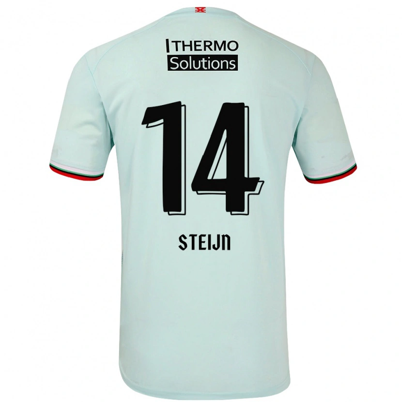 Danxen Uomo Maglia Sem Steijn #14 Verde Chiaro Kit Gara Away 2024/25 Maglietta
