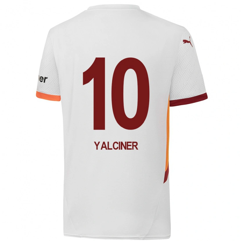Danxen Uomo Maglia İsmigül Yalçıner #10 Bianco Giallo Rosso Kit Gara Away 2024/25 Maglietta