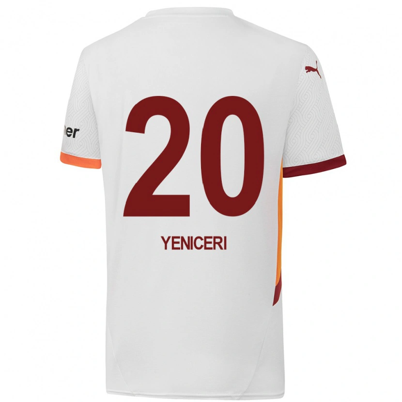 Danxen Uomo Maglia Berna Yeniçeri #20 Bianco Giallo Rosso Kit Gara Away 2024/25 Maglietta