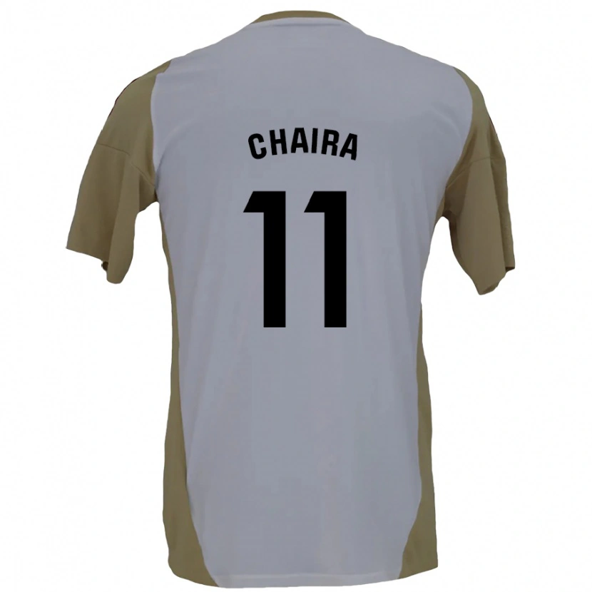 Danxen Uomo Maglia Ilyas Chaira #11 Marrone Bianco Kit Gara Away 2024/25 Maglietta