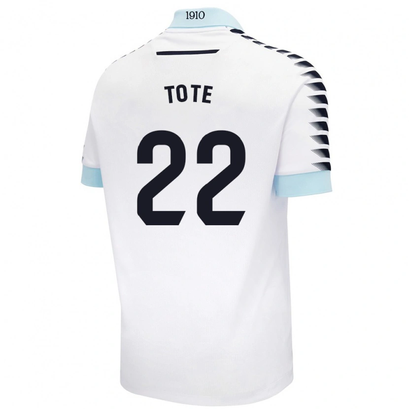 Danxen Uomo Maglia Tote #22 Bianco Blu Kit Gara Away 2024/25 Maglietta