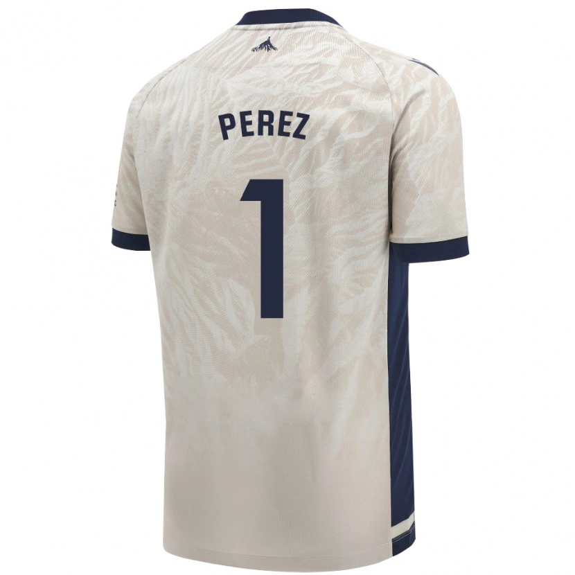 Danxen Uomo Maglia Silvia Pérez Fernández De Romarategui #1 Grigio Chiaro Kit Gara Away 2024/25 Maglietta