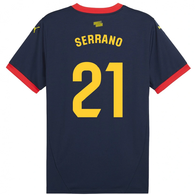 Danxen Uomo Maglia Ot Serrano #21 Rosso Navy Kit Gara Away 2024/25 Maglietta