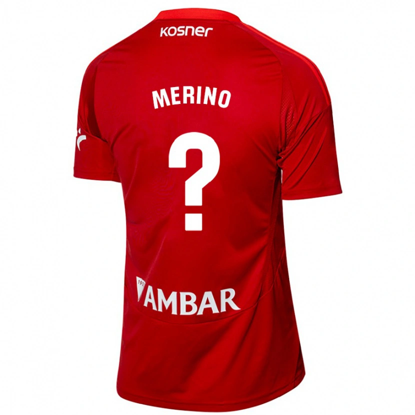 Danxen Uomo Maglia Sabin Merino #0 Bianco Blu Kit Gara Away 2024/25 Maglietta