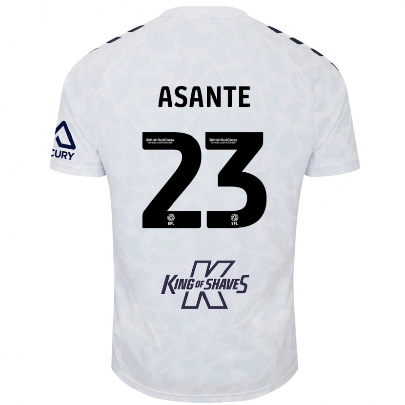 Danxen Uomo Maglia Brandon Thomas-Asante #23 Bianco Kit Gara Away 2024/25 Maglietta