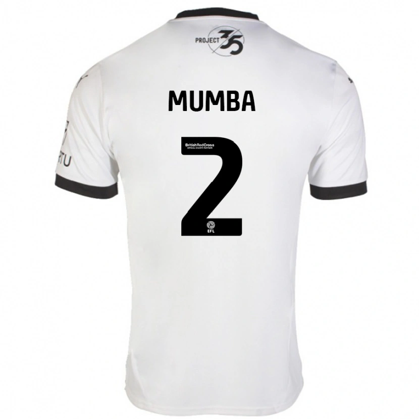 Danxen Uomo Maglia Bali Mumba #2 Bianco Nero Kit Gara Away 2024/25 Maglietta