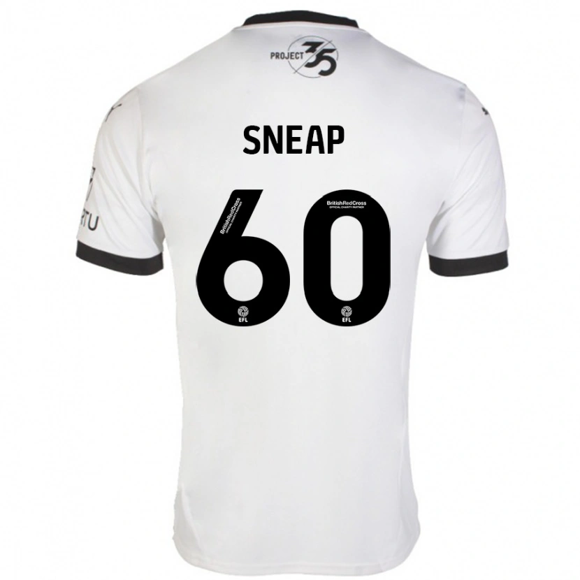 Danxen Uomo Maglia Harley Sneap #60 Bianco Nero Kit Gara Away 2024/25 Maglietta