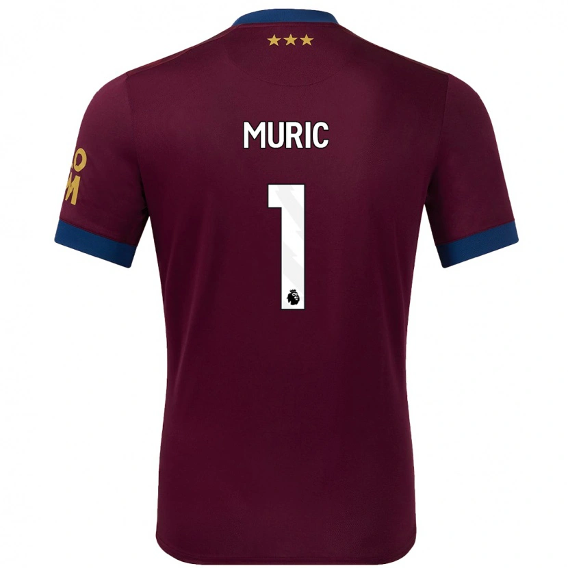 Danxen Uomo Maglia Arijanet Muric #1 Marrone Kit Gara Away 2024/25 Maglietta