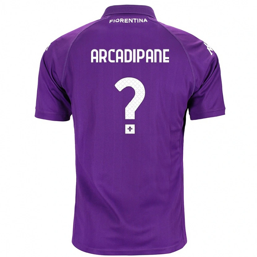 Danxen Donna Maglia Guglielmo Arcadipane #0 Viola Kit Gara Home 2024/25 Maglietta