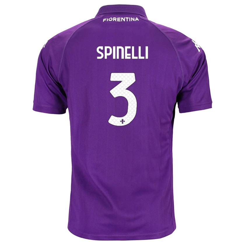 Danxen Donna Maglia Giorgia Spinelli #3 Viola Kit Gara Home 2024/25 Maglietta