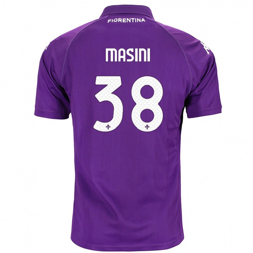 Danxen Donna Maglia Linda Masini #38 Viola Kit Gara Home 2024/25 Maglietta