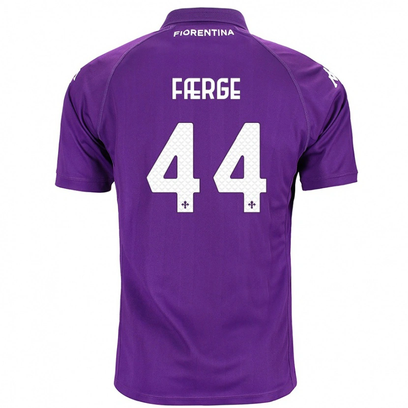 Danxen Donna Maglia Emma Færge #44 Viola Kit Gara Home 2024/25 Maglietta