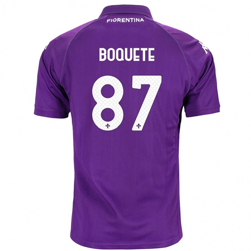 Danxen Donna Maglia Verónica Boquete #87 Viola Kit Gara Home 2024/25 Maglietta