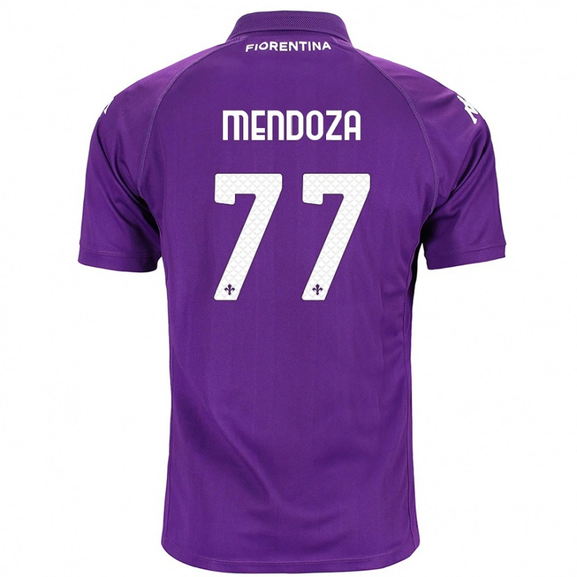 Danxen Donna Maglia William Mendoza #77 Viola Kit Gara Home 2024/25 Maglietta