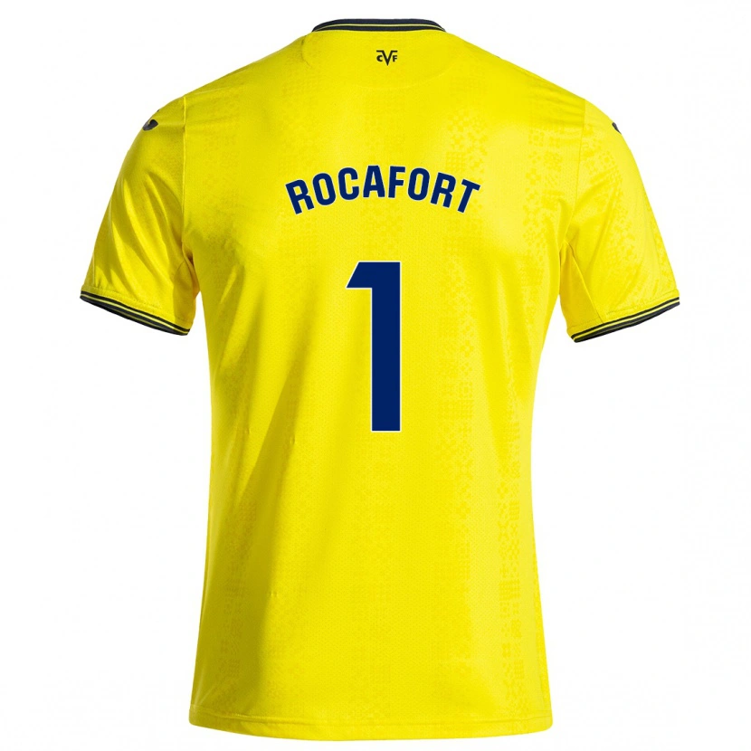 Danxen Donna Maglia Rodrigo Rocafort #1 Giallo Nero Kit Gara Home 2024/25 Maglietta