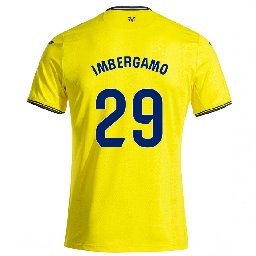 Danxen Donna Maglia Mar Imbergamo #29 Giallo Nero Kit Gara Home 2024/25 Maglietta