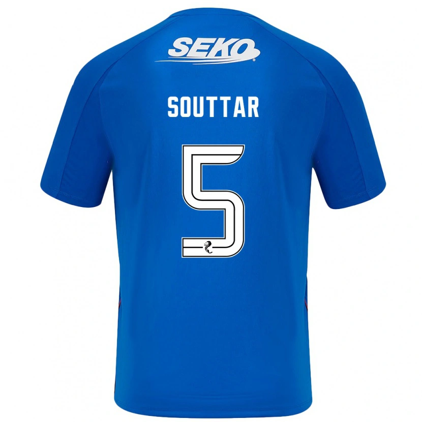Danxen Donna Maglia John Souttar #5 Blu Scuro Kit Gara Home 2024/25 Maglietta