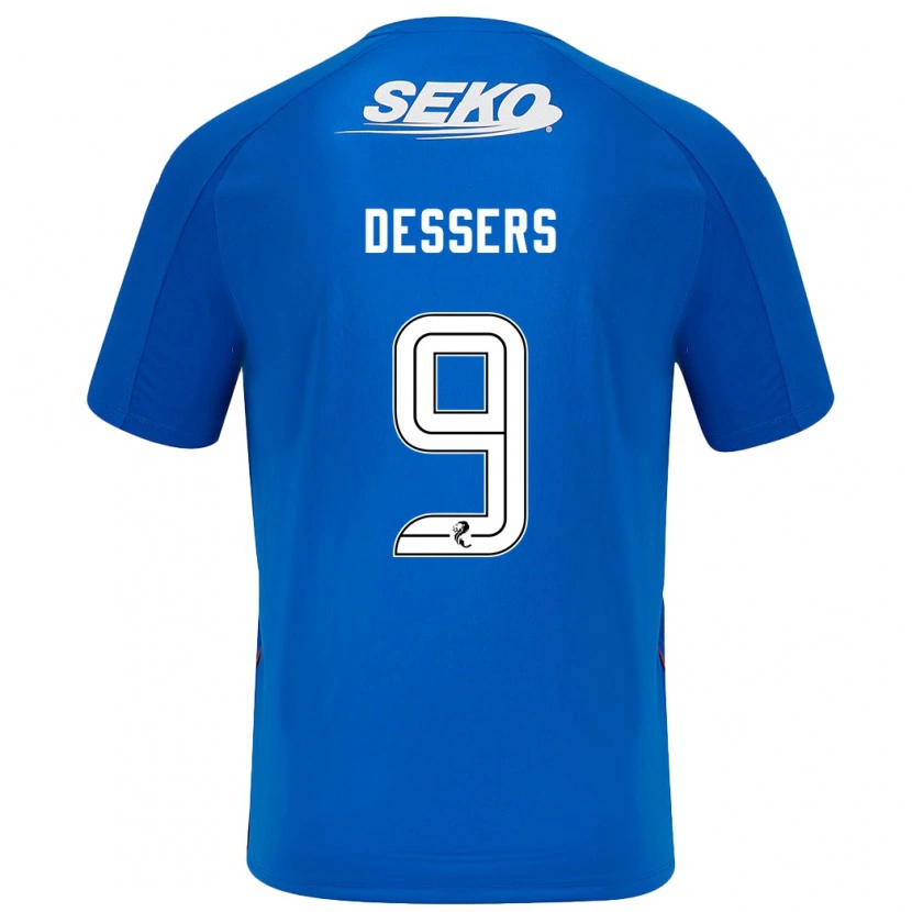 Danxen Donna Maglia Cyriel Dessers #9 Blu Scuro Kit Gara Home 2024/25 Maglietta