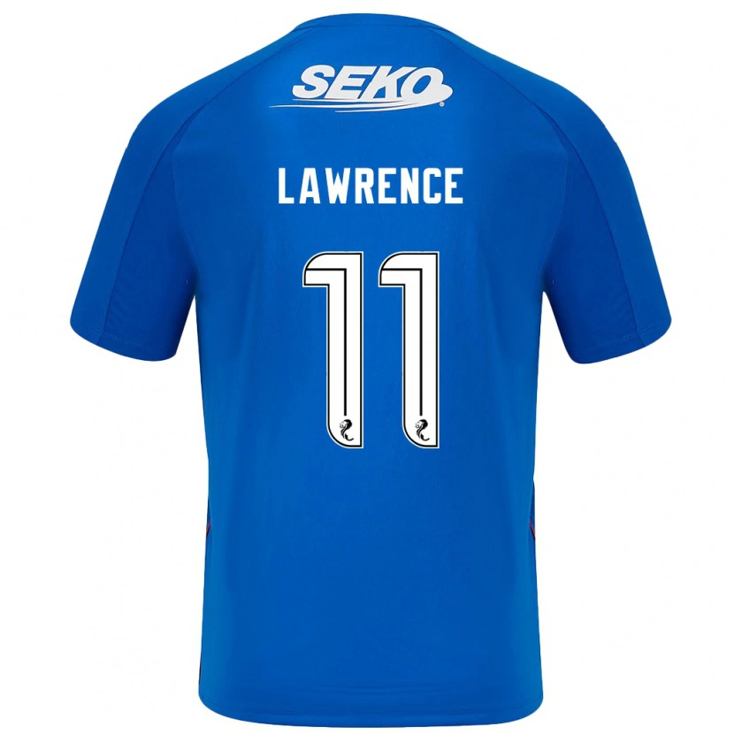 Danxen Donna Maglia Tom Lawrence #11 Blu Scuro Kit Gara Home 2024/25 Maglietta
