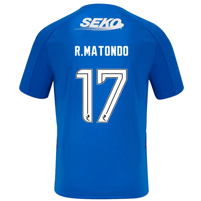 Danxen Donna Maglia Rabbi Matondo #17 Blu Scuro Kit Gara Home 2024/25 Maglietta