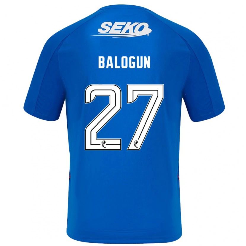 Danxen Donna Maglia Leon Balogun #27 Blu Scuro Kit Gara Home 2024/25 Maglietta