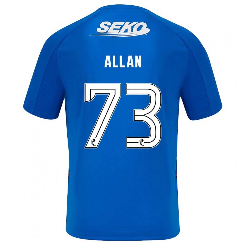 Danxen Donna Maglia Connor Allan #73 Blu Scuro Kit Gara Home 2024/25 Maglietta