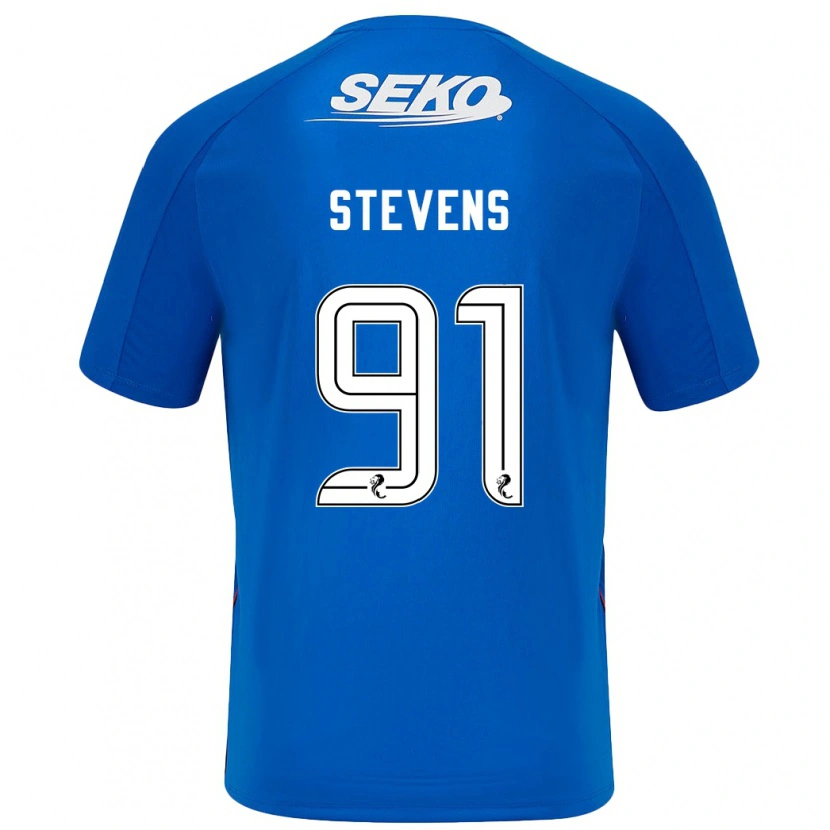 Danxen Donna Maglia Archie Stevens #91 Blu Scuro Kit Gara Home 2024/25 Maglietta