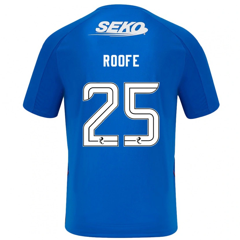 Danxen Donna Maglia Kemar Roofe #25 Blu Scuro Kit Gara Home 2024/25 Maglietta