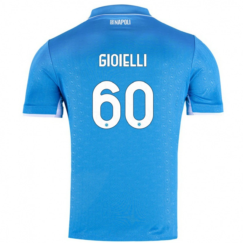 Danxen Donna Maglia Francesco Gioielli #60 Azzurro Cielo Kit Gara Home 2024/25 Maglietta
