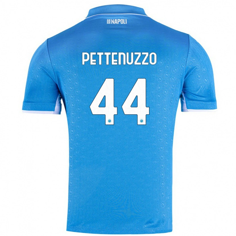 Danxen Donna Maglia Tecla Pettenuzzo #44 Azzurro Cielo Kit Gara Home 2024/25 Maglietta