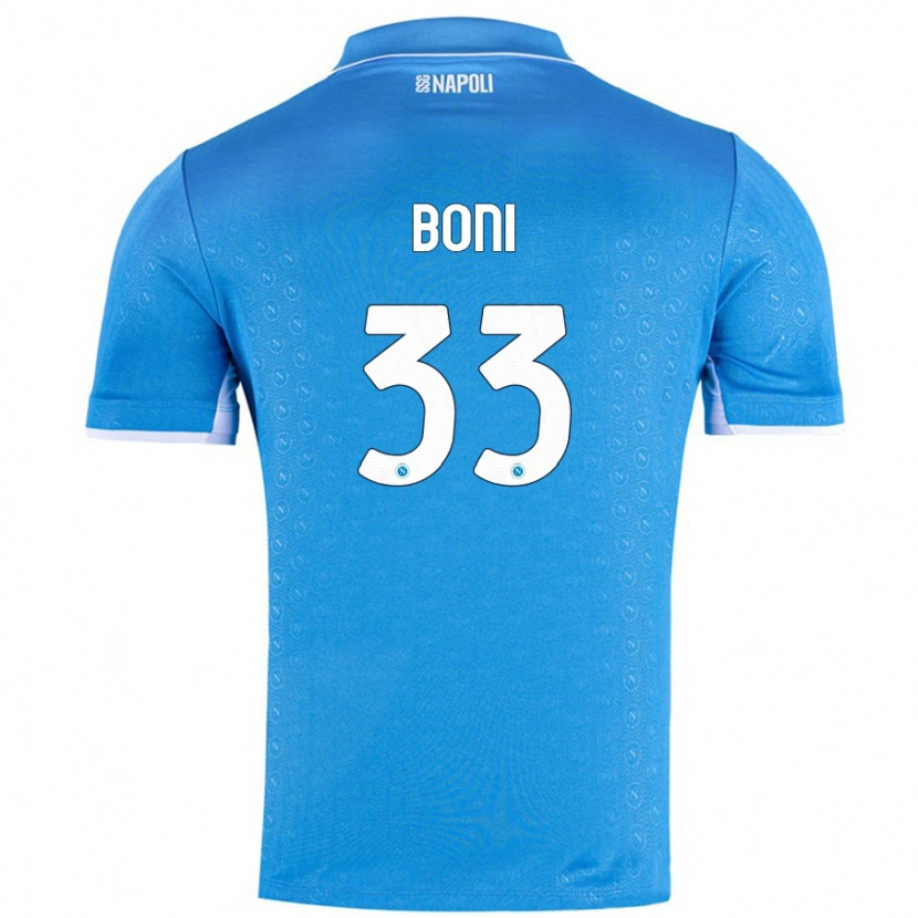 Danxen Donna Maglia Landry Boni #33 Azzurro Cielo Kit Gara Home 2024/25 Maglietta