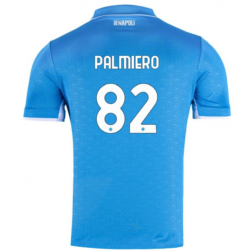 Danxen Donna Maglia Luca Palmiero #82 Azzurro Cielo Kit Gara Home 2024/25 Maglietta