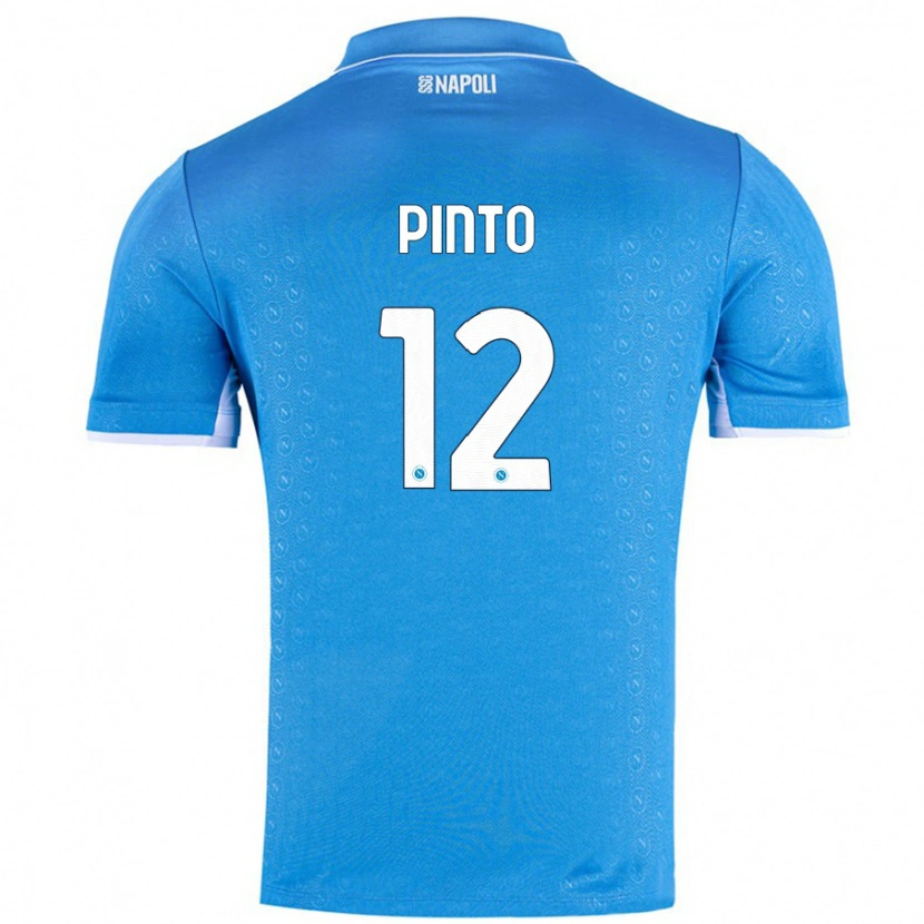 Danxen Donna Maglia Ciro Pinto #12 Azzurro Cielo Kit Gara Home 2024/25 Maglietta