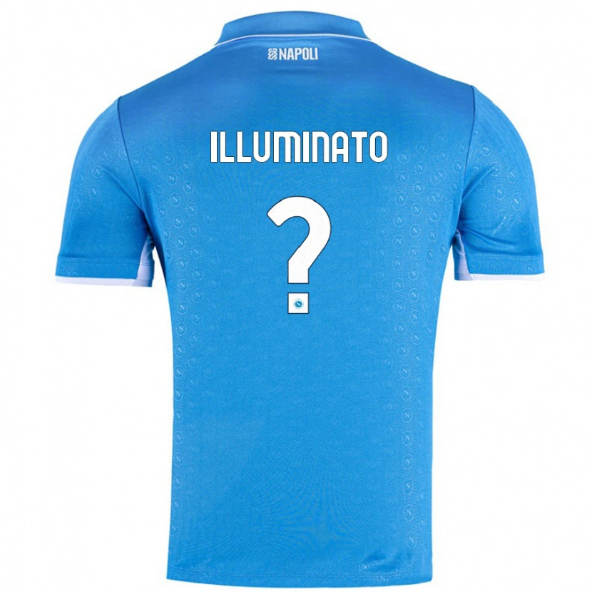 Danxen Donna Maglia Antonio Illuminato #0 Azzurro Cielo Kit Gara Home 2024/25 Maglietta