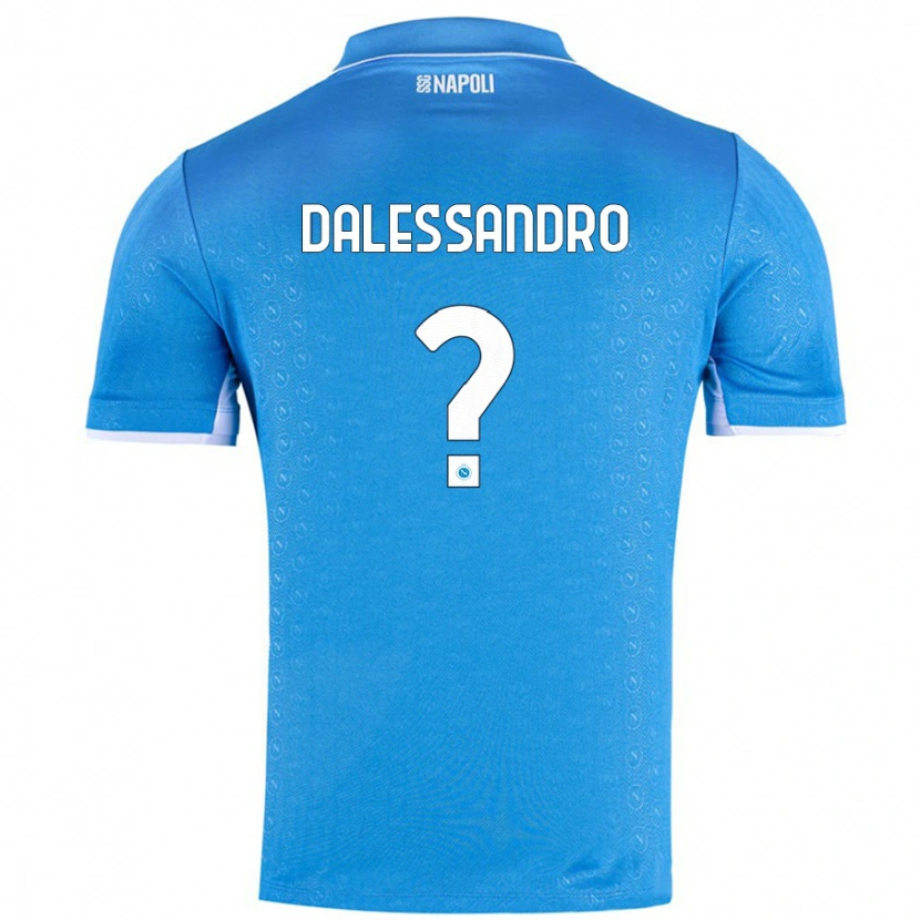 Danxen Donna Maglia Nicola Dalessandro #0 Azzurro Cielo Kit Gara Home 2024/25 Maglietta