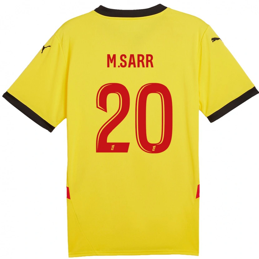 Danxen Donna Maglia Malang Sarr #20 Giallo Rosso Kit Gara Home 2024/25 Maglietta