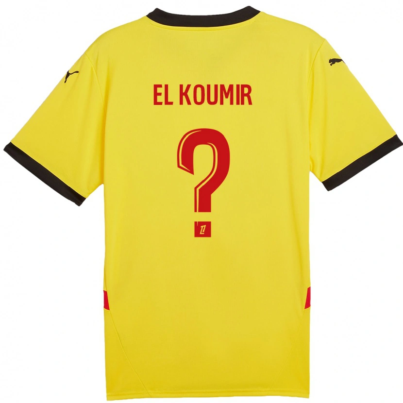 Danxen Donna Maglia Kaïna El Koumir #0 Giallo Rosso Kit Gara Home 2024/25 Maglietta