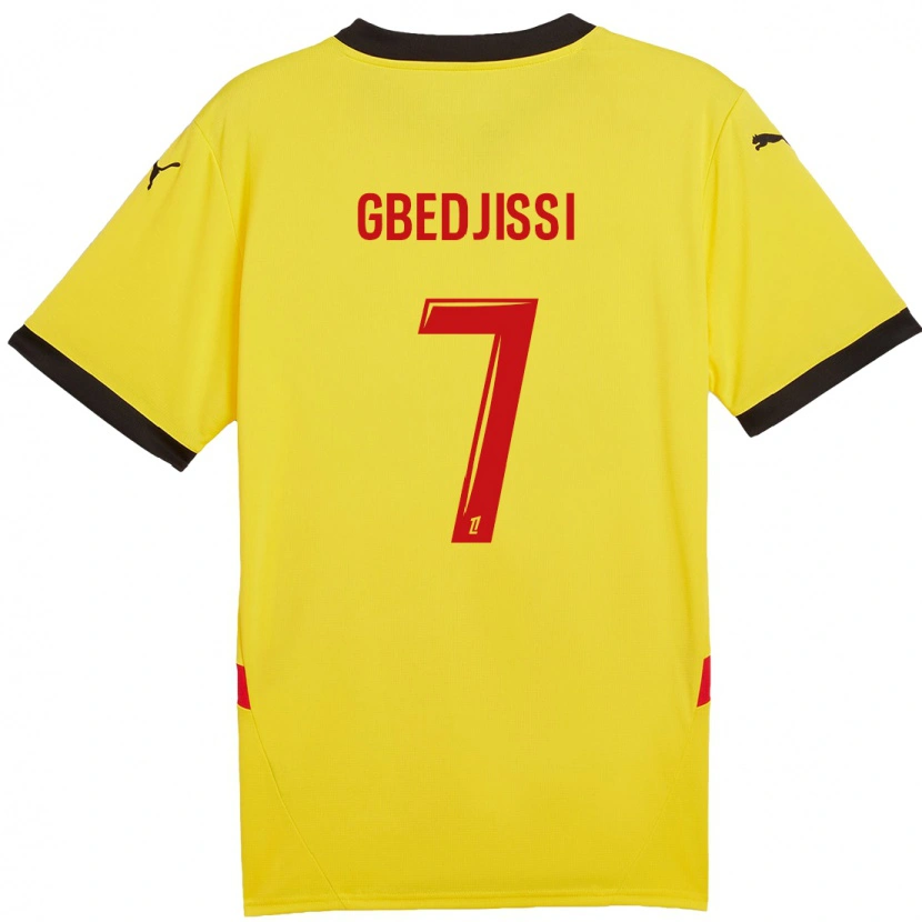 Danxen Donna Maglia Aude Gbedjissi #7 Giallo Rosso Kit Gara Home 2024/25 Maglietta