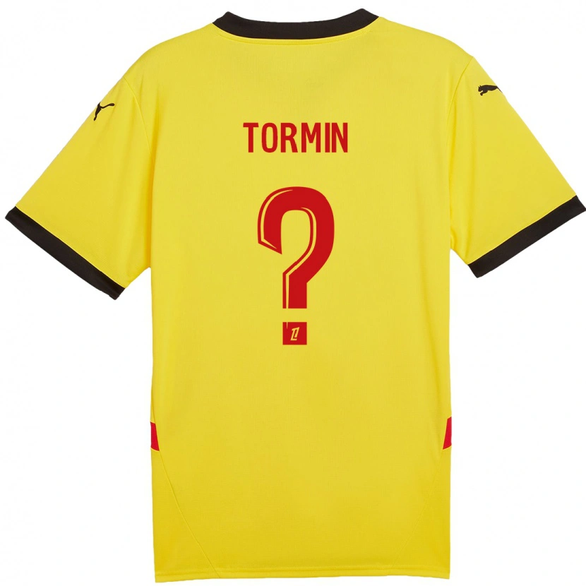 Danxen Donna Maglia Sean Tormin #0 Giallo Rosso Kit Gara Home 2024/25 Maglietta