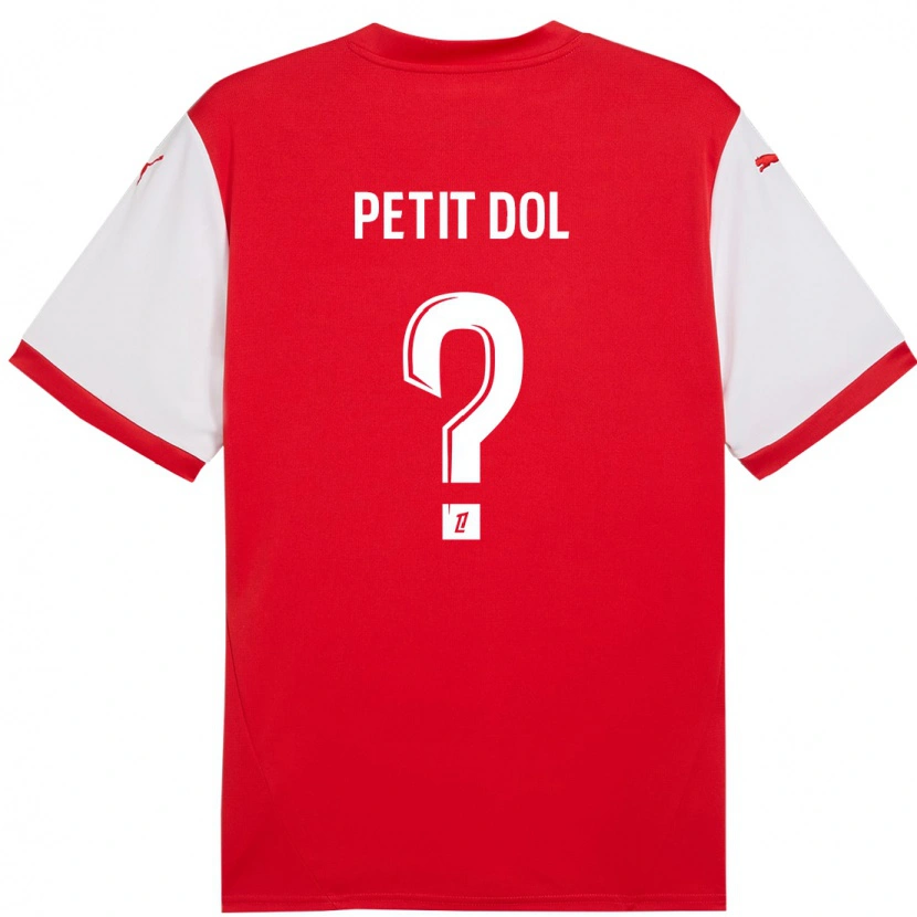 Danxen Donna Maglia Alvin Petit Dol #0 Rosso Bianco Kit Gara Home 2024/25 Maglietta