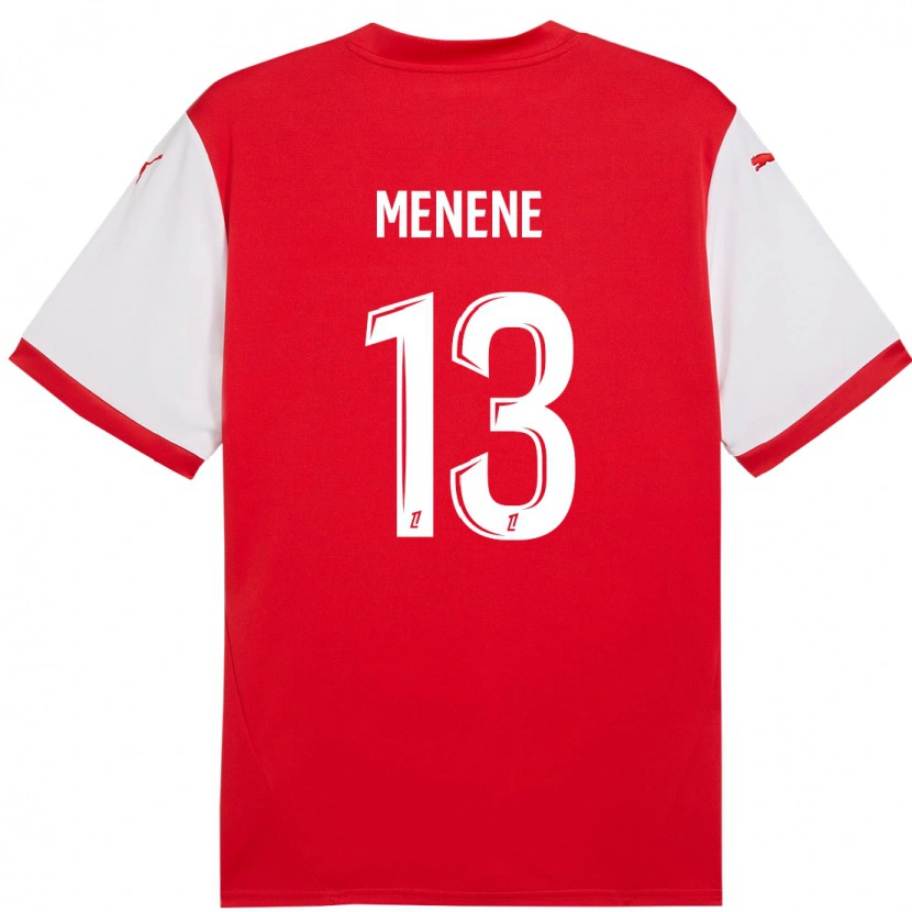 Danxen Donna Maglia Meyong Menene #13 Rosso Bianco Kit Gara Home 2024/25 Maglietta