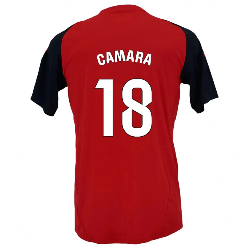 Danxen Donna Maglia Aaron Cámara #18 Rosso Nero Kit Gara Home 2024/25 Maglietta