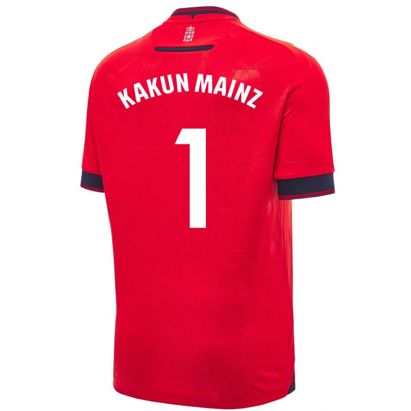 Danxen Donna Maglia Kakun Mainz #1 Rosso Bianco Kit Gara Home 2024/25 Maglietta