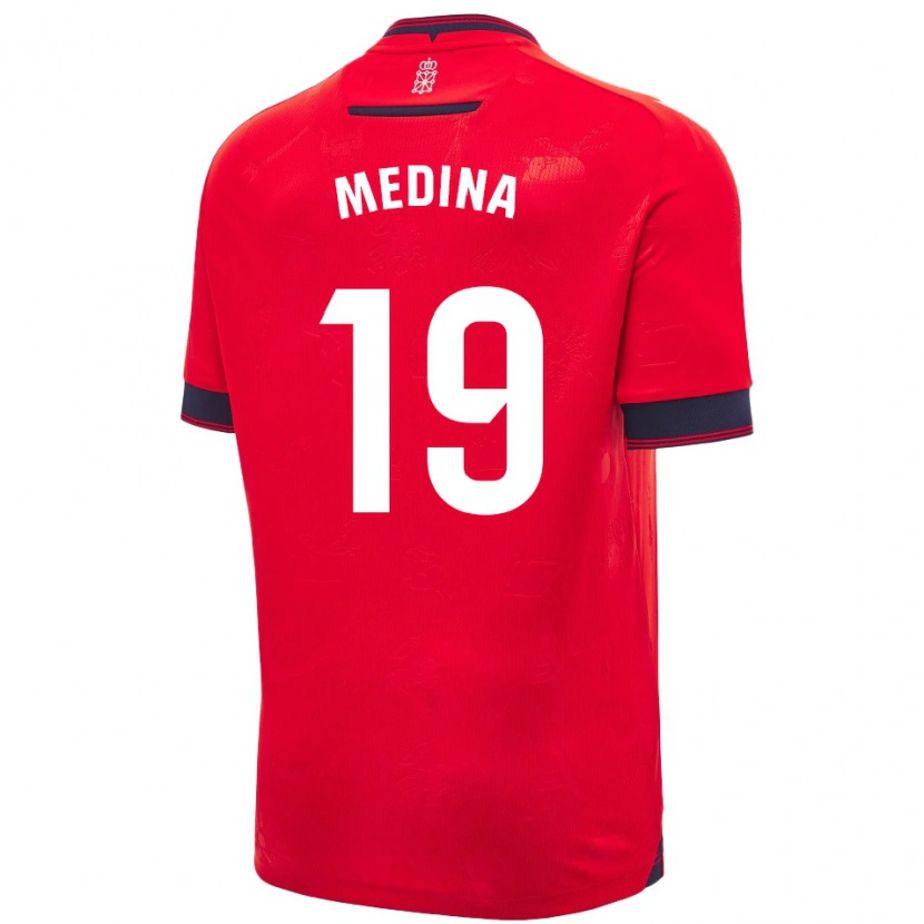 Danxen Donna Maglia Arantxa Medina Torreblanca #19 Rosso Bianco Kit Gara Home 2024/25 Maglietta