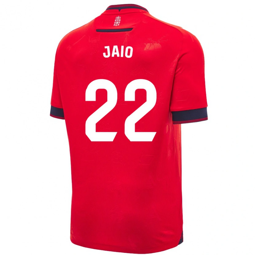 Danxen Donna Maglia Jaione Larraiotz Senosiain #22 Rosso Bianco Kit Gara Home 2024/25 Maglietta