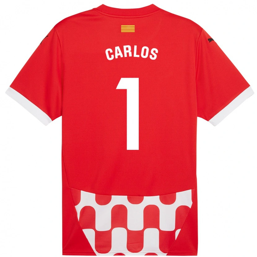Danxen Donna Maglia Juan Carlos #1 Rosso Bianco Kit Gara Home 2024/25 Maglietta