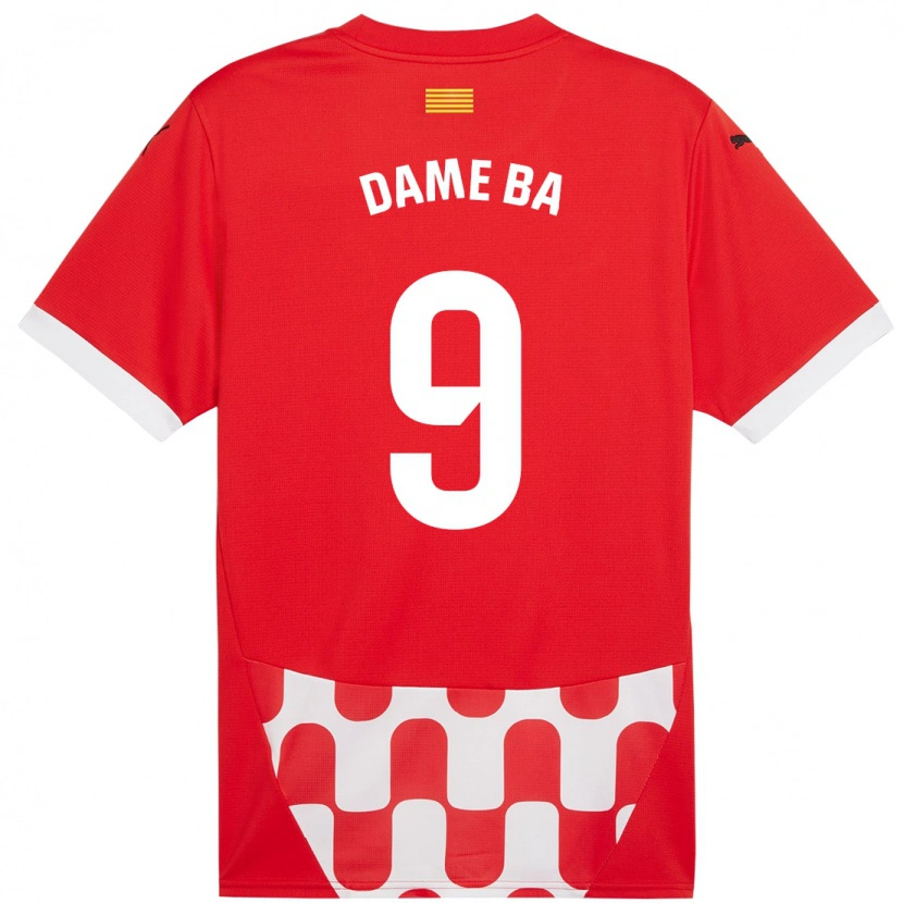 Danxen Donna Maglia Papa Dame Ba #9 Rosso Bianco Kit Gara Home 2024/25 Maglietta