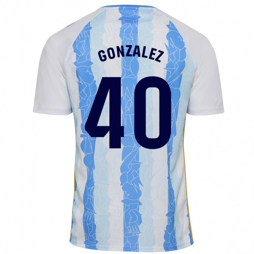 Danxen Donna Maglia Carol González #40 Bianco Blu Kit Gara Home 2024/25 Maglietta